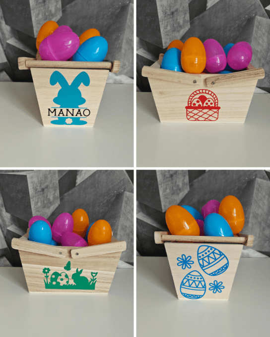 Panier de Pâques personnalisé 