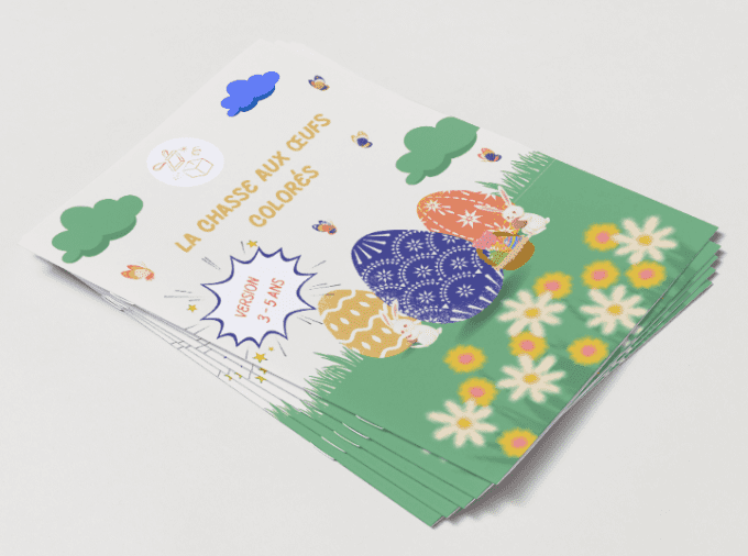Box de Pâques - La chasse aux œufs colorés (3-5 ans)