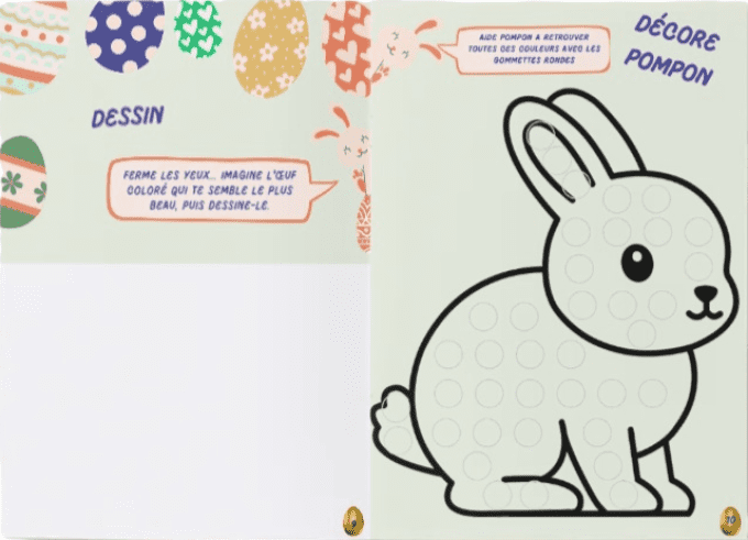 Box de Pâques - La chasse aux œufs colorés (3-5 ans)